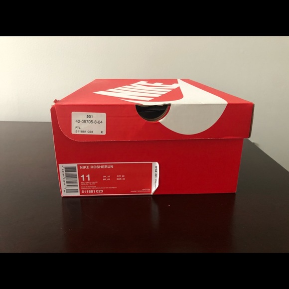 Nike Roche Run Black Anthracite Sail - Picture 2 of 8